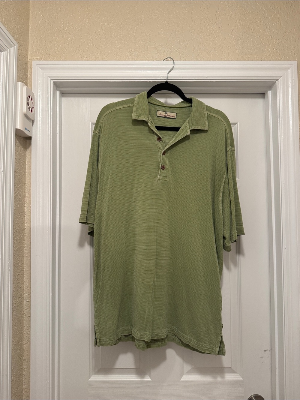Tommy Bahama Light Olive Green Short-Sleeve Polo